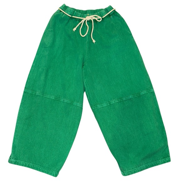 FREE PEOPLE WOMEN’S BARREL/PARACHUTE PANTS W/SIDE POCKET 100% cotton NWOT - Picture 3 of 5